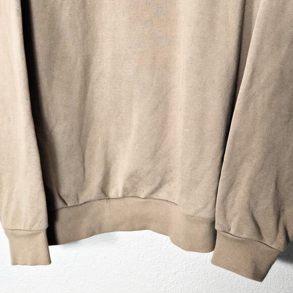 Alo Yoga Women’s Sweatshirt Cleanfit Minimal Sporty Neutralcore Beige Size Large - Picture 4 of 6